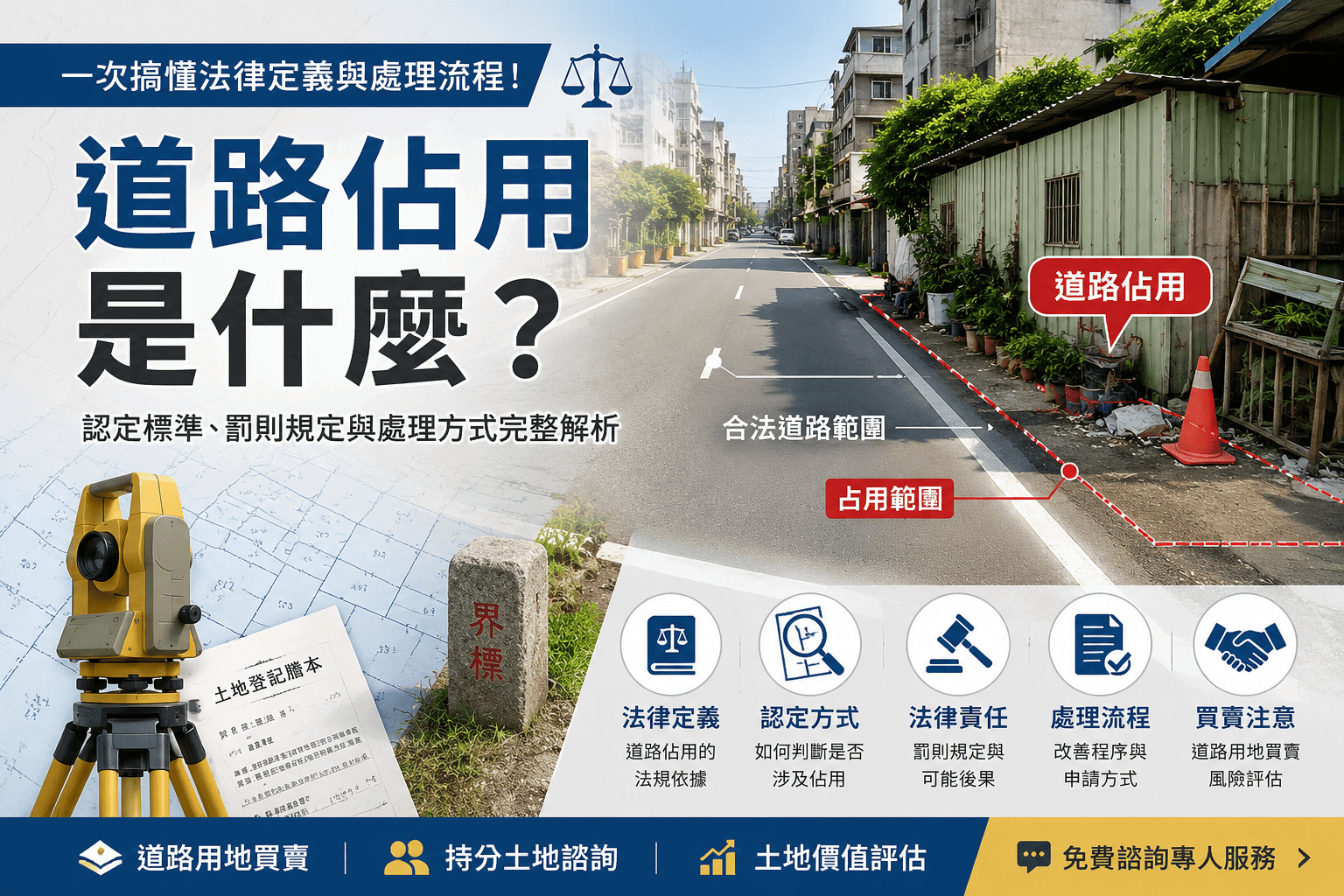 道路佔用是什麼?一次搞懂道路佔用定義、認定方式與處理流程